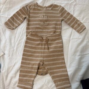GAP Brown Striped Kids Footie